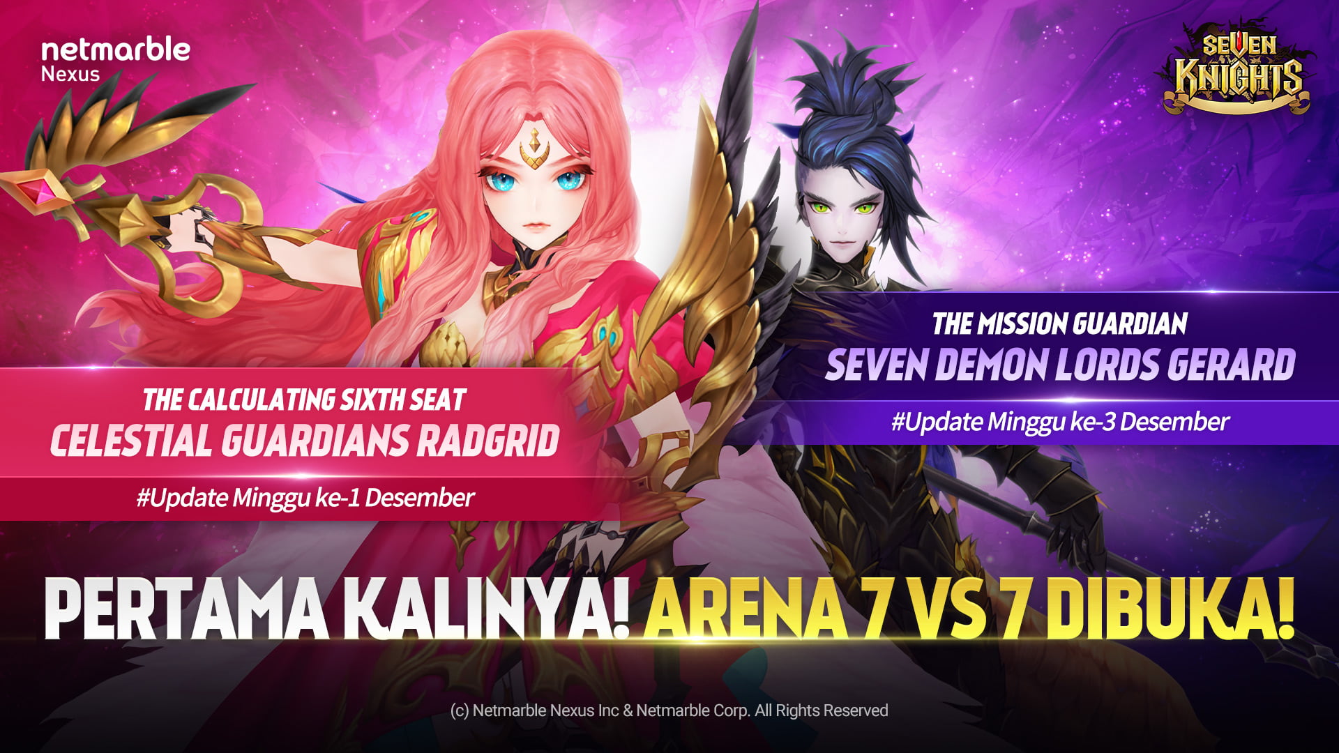 Netmarble Hadirkan Update Terbaru Seven Knights dengan Memperkenalkan Dua Hero dan Arena Baru