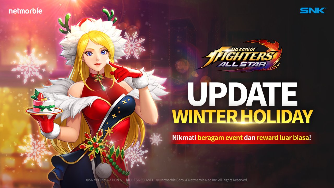 Rayakan Libur Akhir Tahun, Netmarble Hadirkan Update Winter Holiday untuk The King of Fighters AllStar