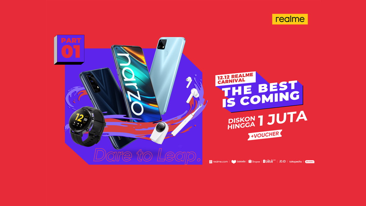 Sambut Harbolnas 12.12, realme Gelar "The Best is Coming" dengan Beragam Promo dan Kejutan Besar