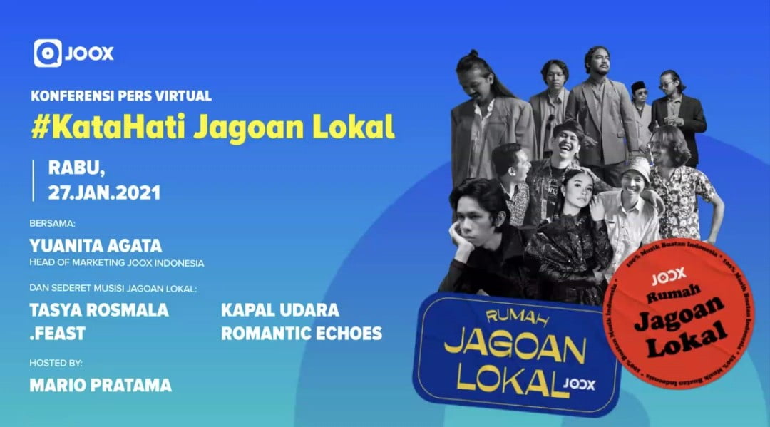 Dukung Industri Musik Indonesia, JOOX Perkuat Kolaborasi Musisi Jagoan Lokal
