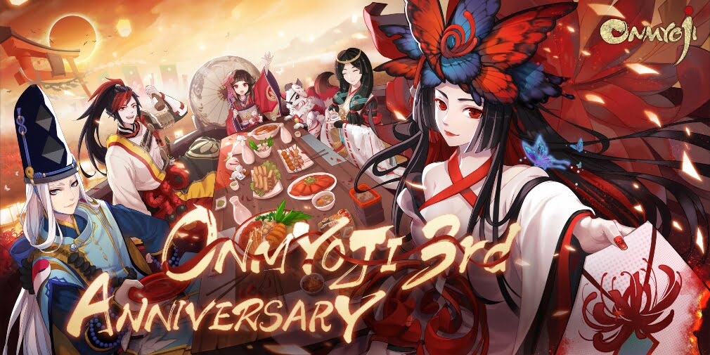 Rayakan Ulang Tahun Ketiga Server Bahasa Inggris, Onmyoji Siapkan Banyak Hadiah di Game