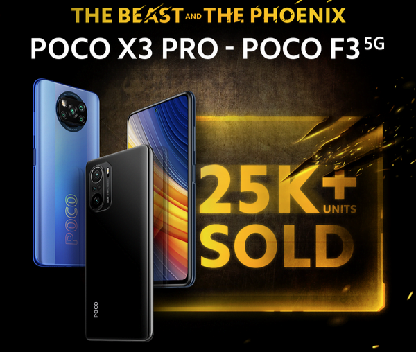 Hanya Sehari, Penjualan POCO X3 Pro dan POCO F3 5G Tembus 25.000 Unit