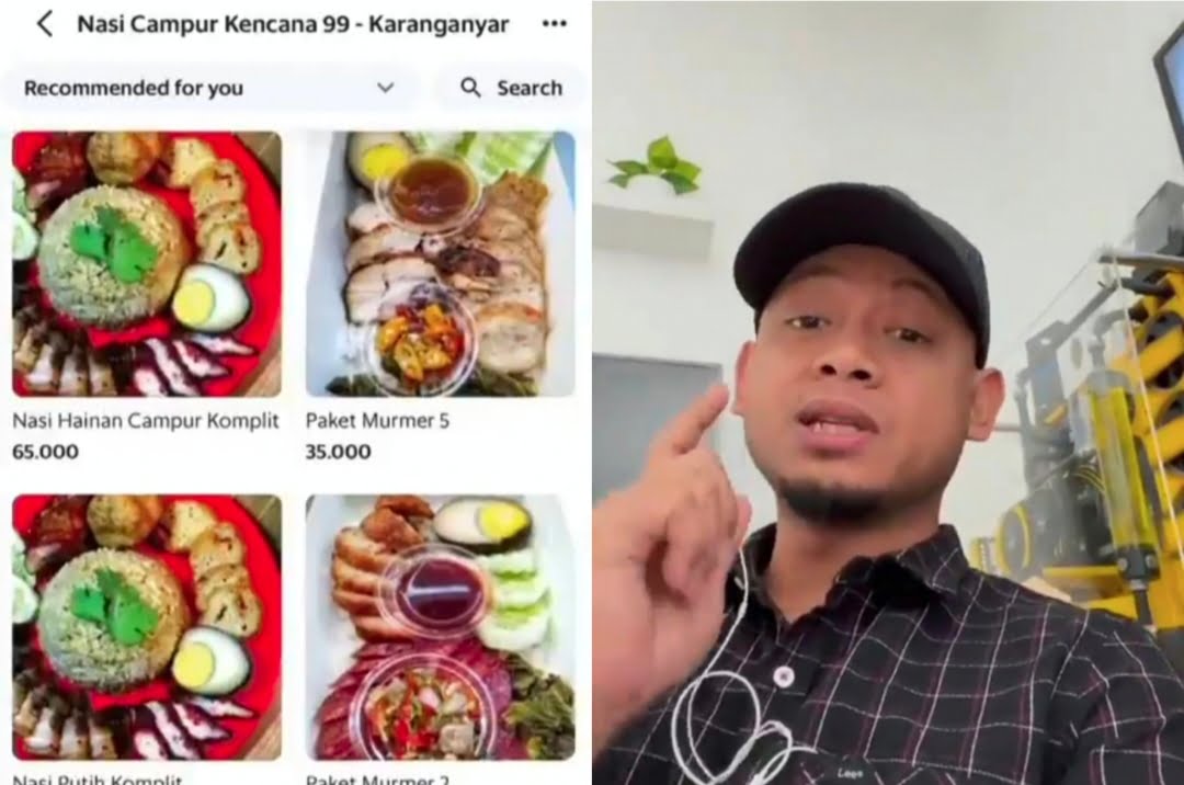 Viral Order GrabFood Ternyata Daging Babi