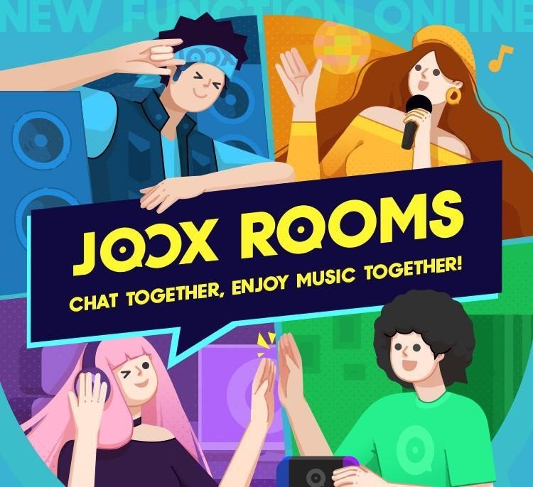 Fitur 'JOOX ROOMS' Meluncur, Hadirkan Ruang Nongkrong Virtual