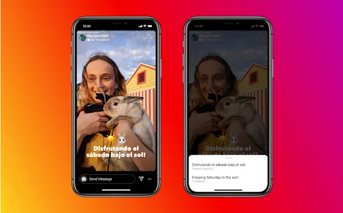 Instagram Stories Bisa Translate Bahasa Asing