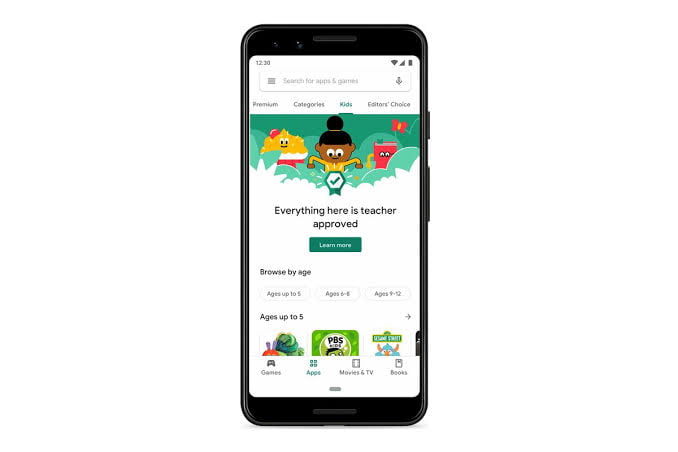 Google Hadirkan Tab Kids di Play Store, Berisi Aplikasi Ramah Anak