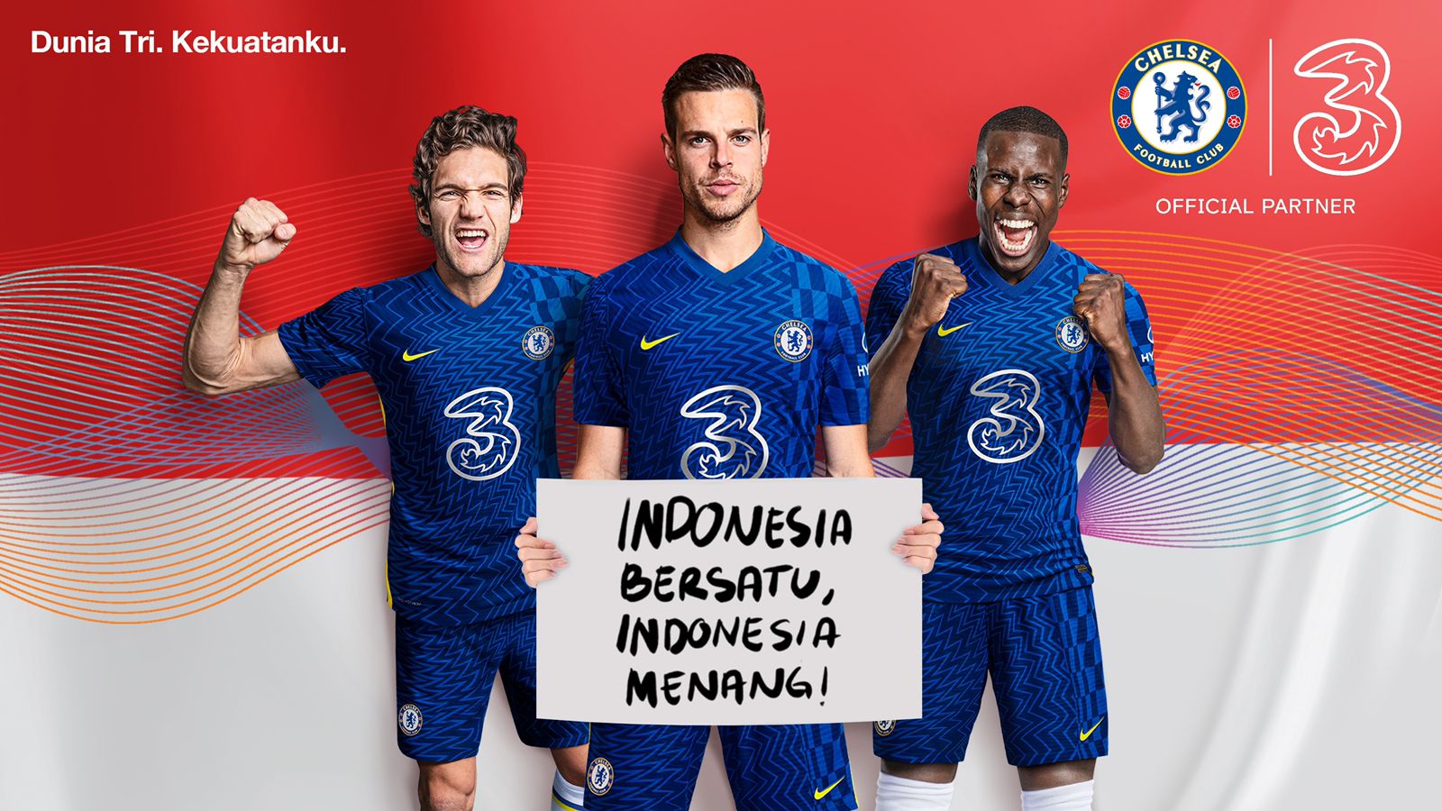 Dear Fans The Blues, Tri Indonesia Kasih Kuota Gede Lewat "Paket Chelsea"