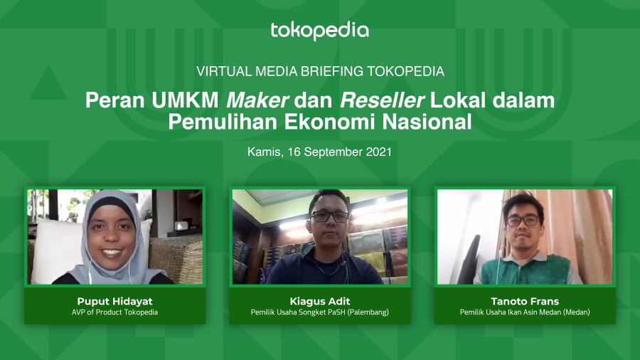 Tokopedia Dorong UMKM Produsen dan Reseller Tetap Tumbuh Selama Pandemi