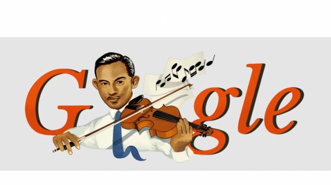 Google Doodle Kenang Jasa Komponis Ismail Marzuki