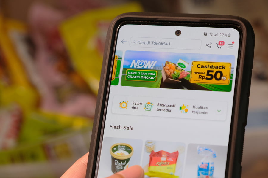 Tokopedia Luncurkan Layanan Groceries Online Dua Jam Tiba