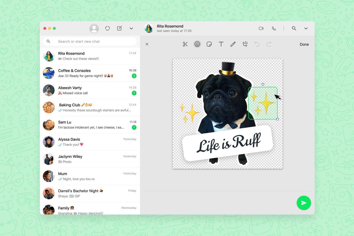 WhatsApp Versi Web Bisa Buat Sticker Langsung Tanpa Aplikasi Tambahan