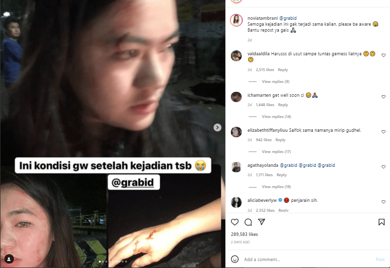 Viral Penumpang Wanita Dianiaya dan Dilecehkan Driver Grab