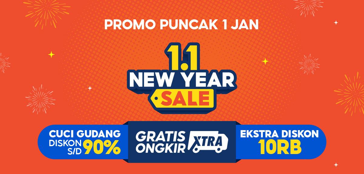 Sambut Tahun Baru dengan Shopee 1.1 New Year Sale