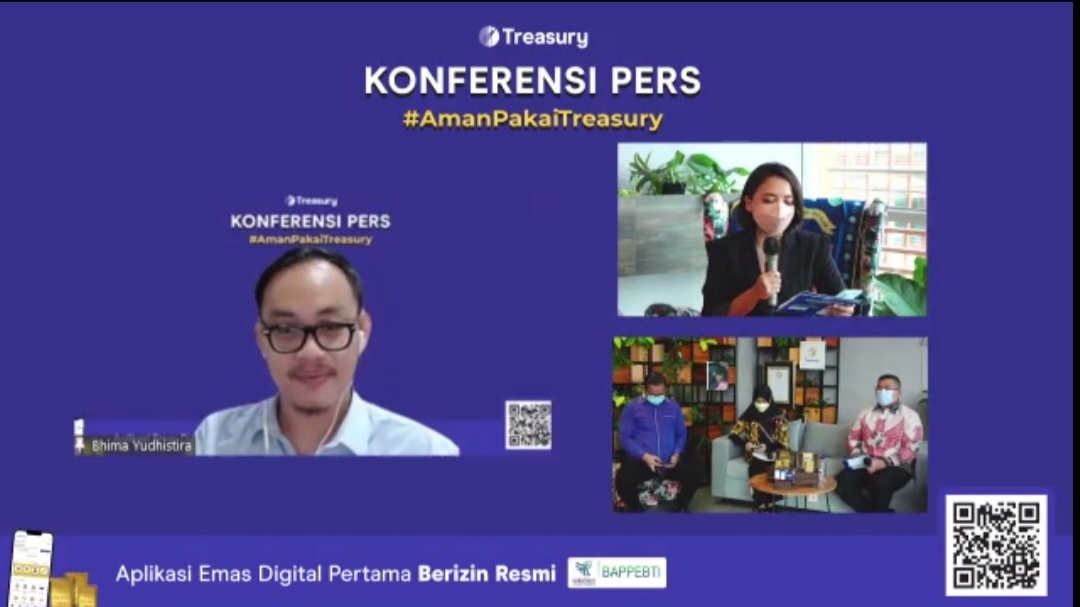 Kantongi Izin BAPPEBTI, Treasury Klaim Aman Dagang Emas Digital