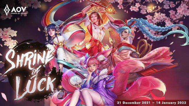 Arena of Valor Bikin Event Event Shrine of Luck, Ada Skin Bertema Jepang Gratis Buat Challengers