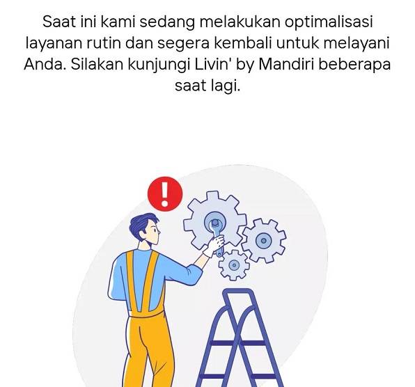 Aplikasi Livin' by Bank Mandiri Error Lagi, Netizen: Penyakit Gajian!