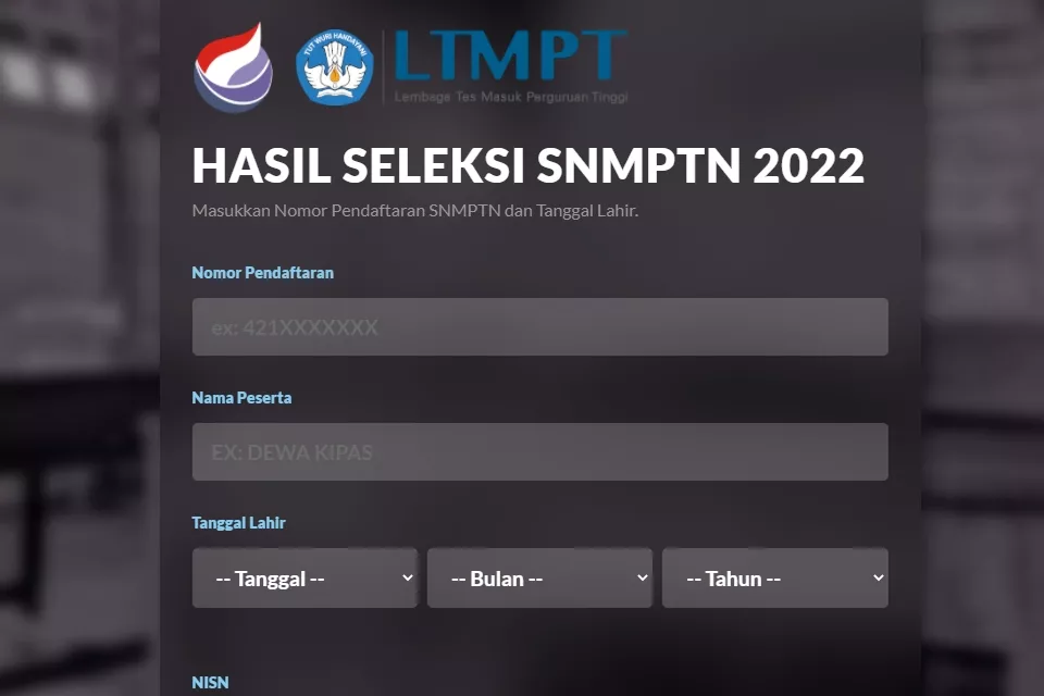 Daftar Link dan Cara Lihat Pengumuman SNMPTN 2022