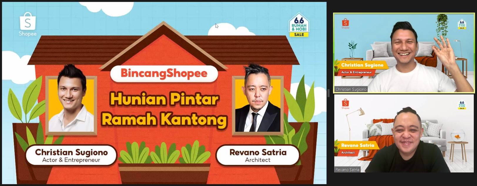 Shopee Hadirkan Bincang Shopee 6.6 Rumah dan Hobi Sale Hunian Pintar Ramah Kantong