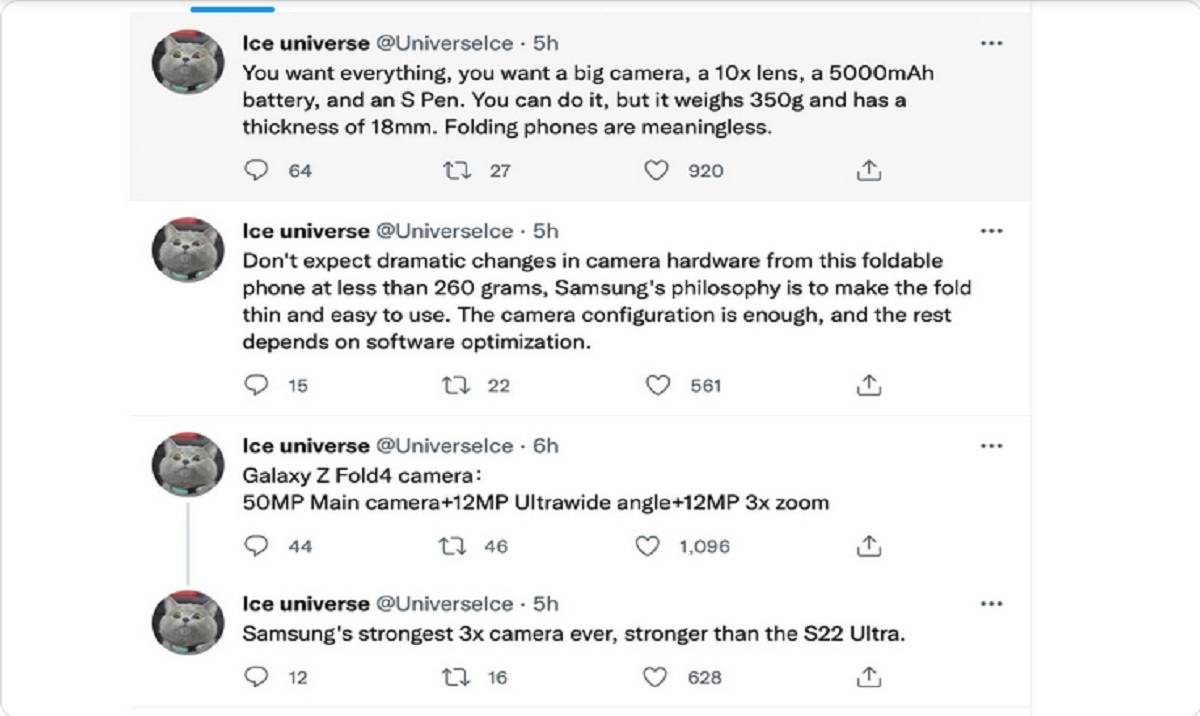 Kamera Telefoto Galaxy Z Fold4 Dikabarkan Lebih Baik Dibanding S22 Ultra