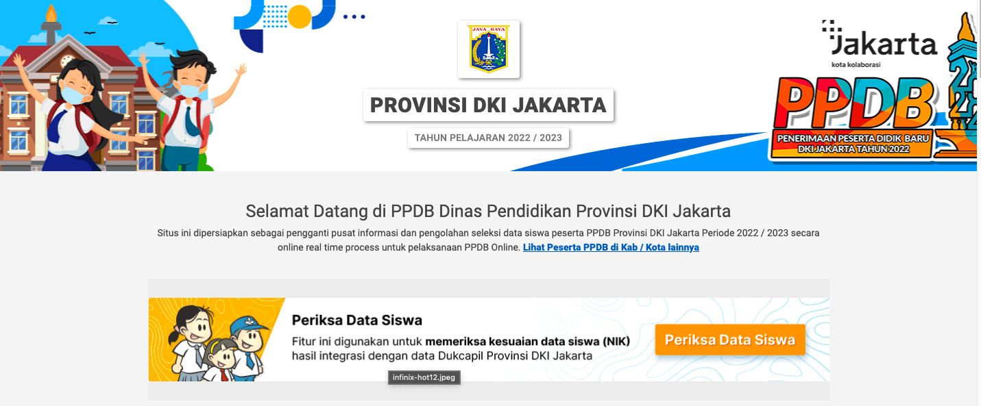 Cara Lapor Diri PPDB Online Jakarta 2022 Jenjang SD-SMP-SMA