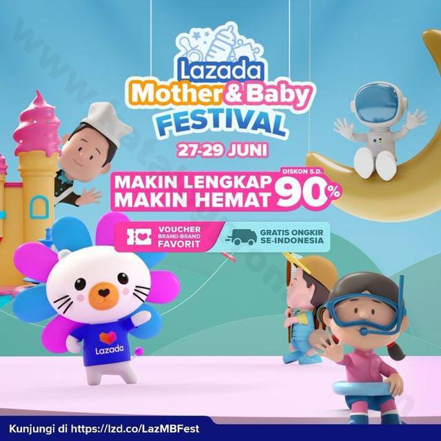 Lazada Gelar Lazada Mothers and Baby Festival 2022
