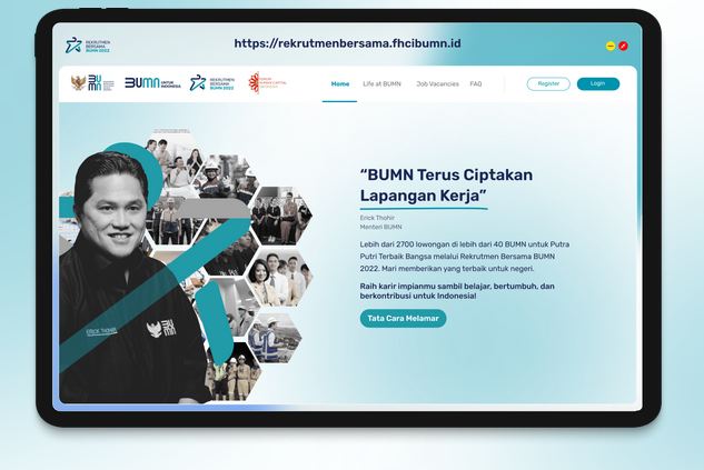 Link Pengumuman Rekrutmen Bersama BUMN 2022