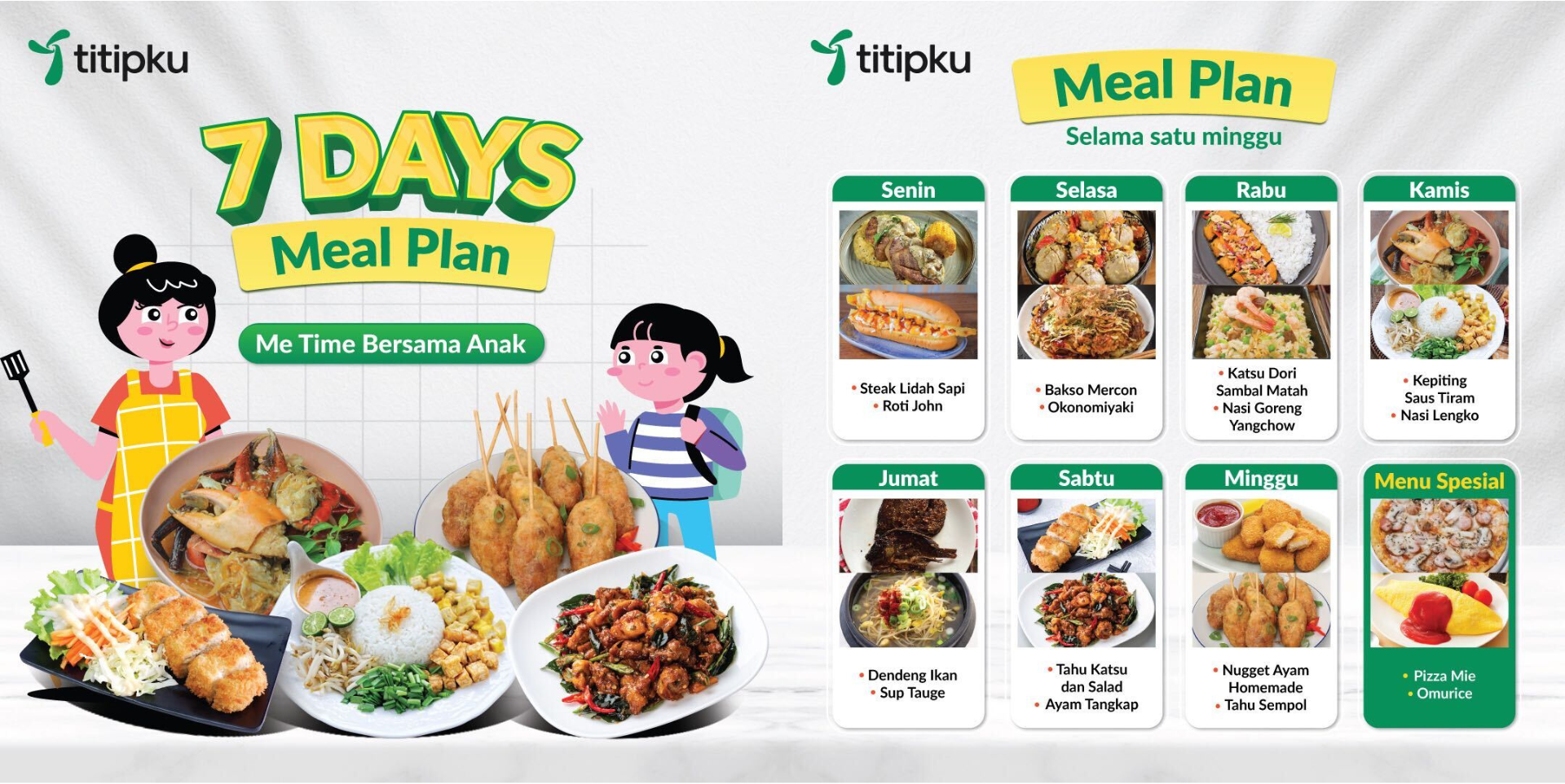 Titipku Hadirkan Program 7 Days Meal Plan untuk Para Ibu Indonesia