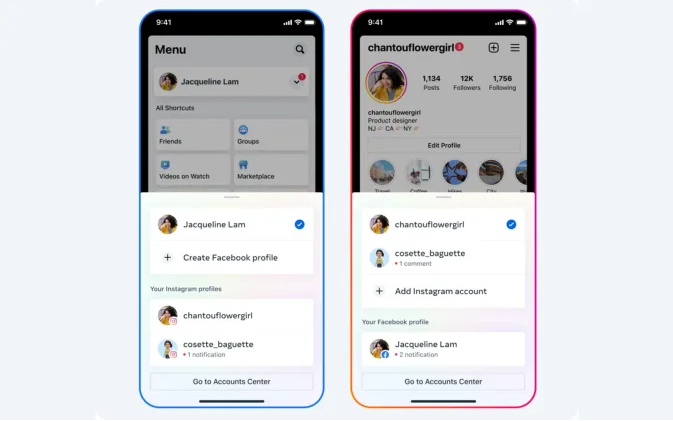 Peralihan Akun Facebook dan Instagram Akan Semakin Mudah