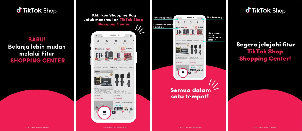 TikTok Shop Luncurkan Fitur Shopping Center, Ini Kegunaannya