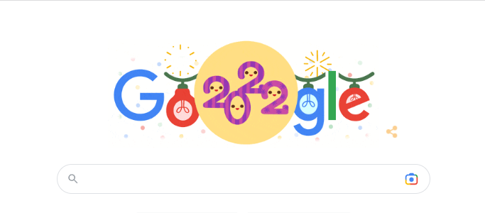 Semarak Tahun Baru 2023 Ramaikan Google Doodle