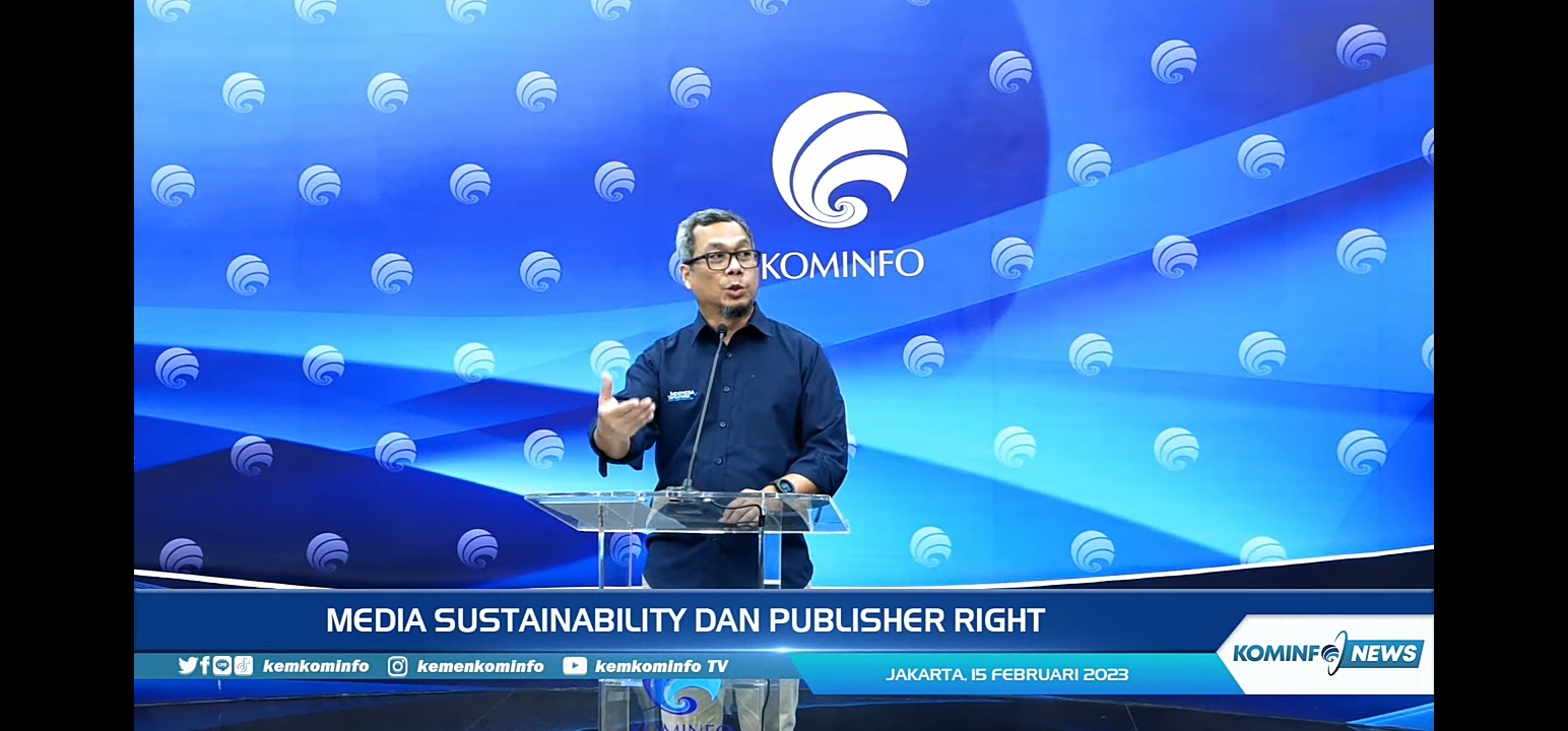 Kominfo Ciptakan Publisher Right, Dorong Jurnalisme Sehat