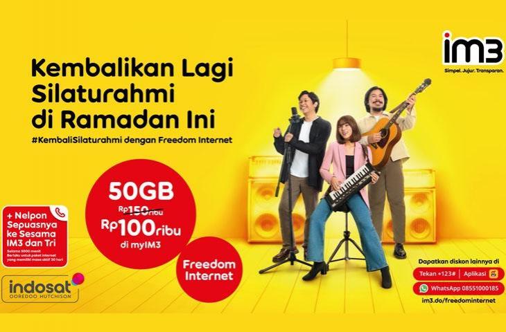 Paket Sensasi Ramadhan Freedom Internet Indosat Ooredoo, Kuota Besar dengan Harga Bersahabat