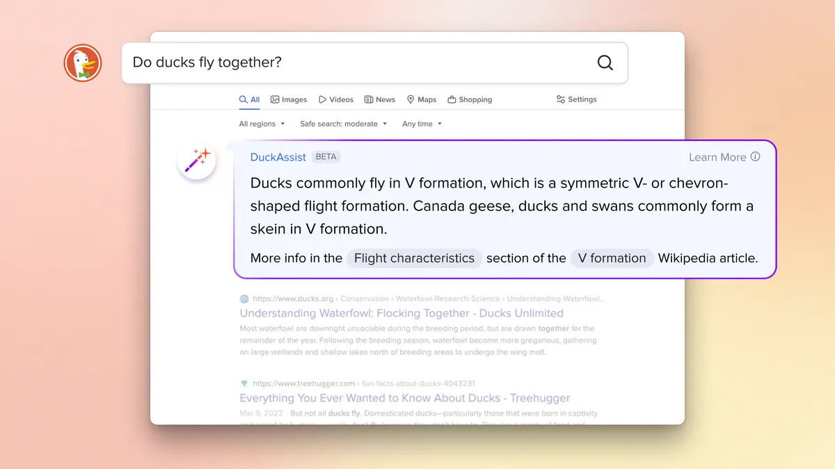 Saingi Bing Chat Dan Bard, DuckDuckGo Luncurkan Asisten AI Berbasis ChatGPT