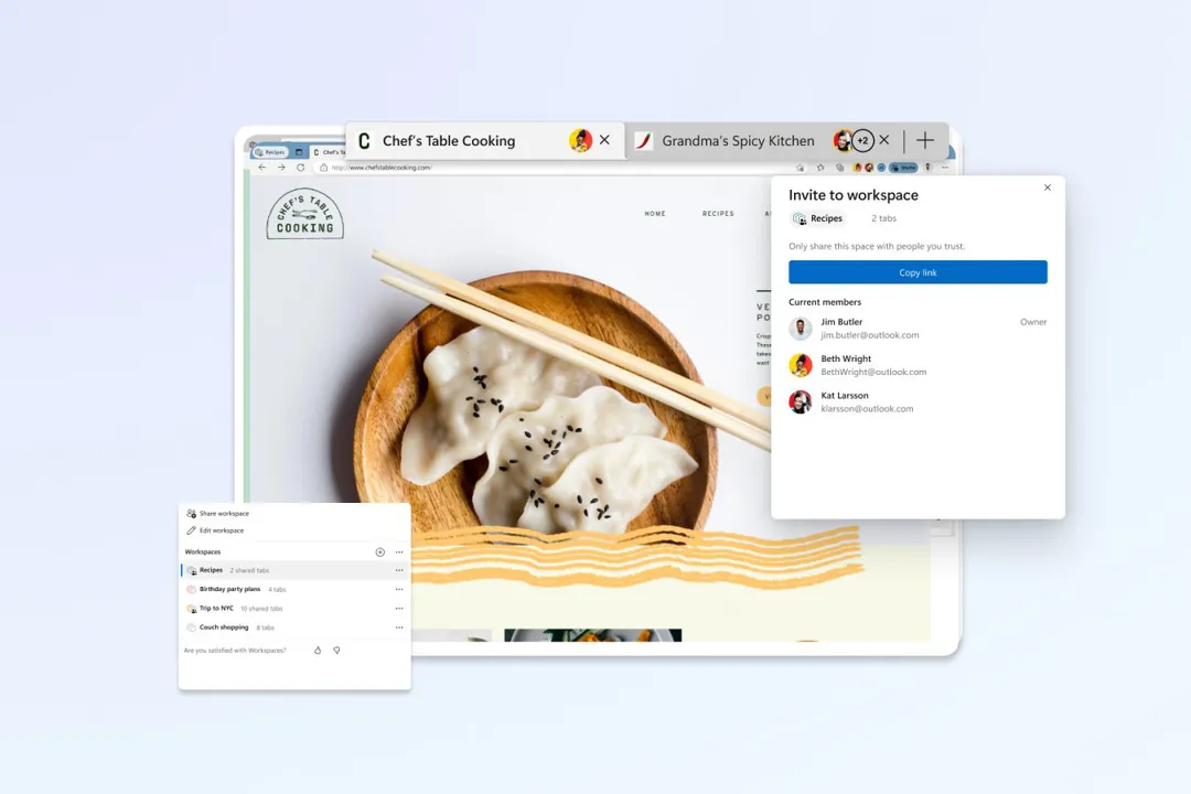 Microsoft Edge Meluncurkan Fitur Baru "Workspaces" untuk Mengelola Tab Browser