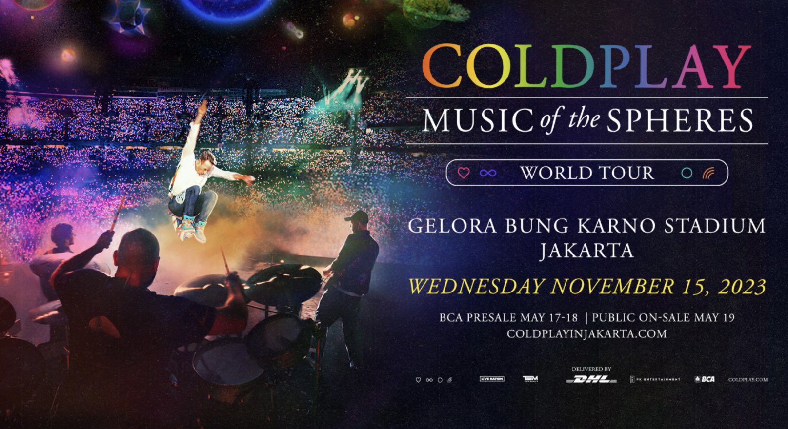 Belum 24 Jam, Harga 'WTS' Tiket Presale Coldplay Melambung Tinggi