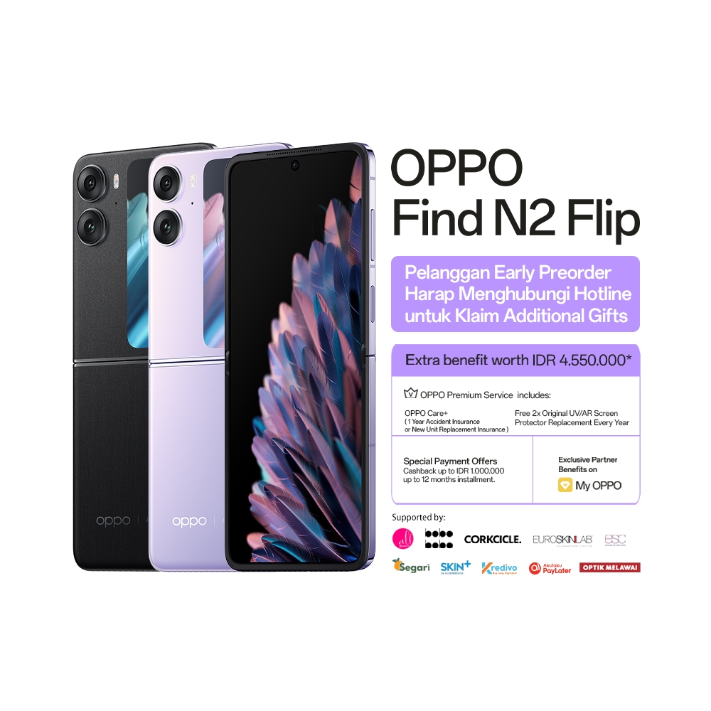 Keunggulan OPPO Find N2 Flip yang Resmi Rilis di Indonesia