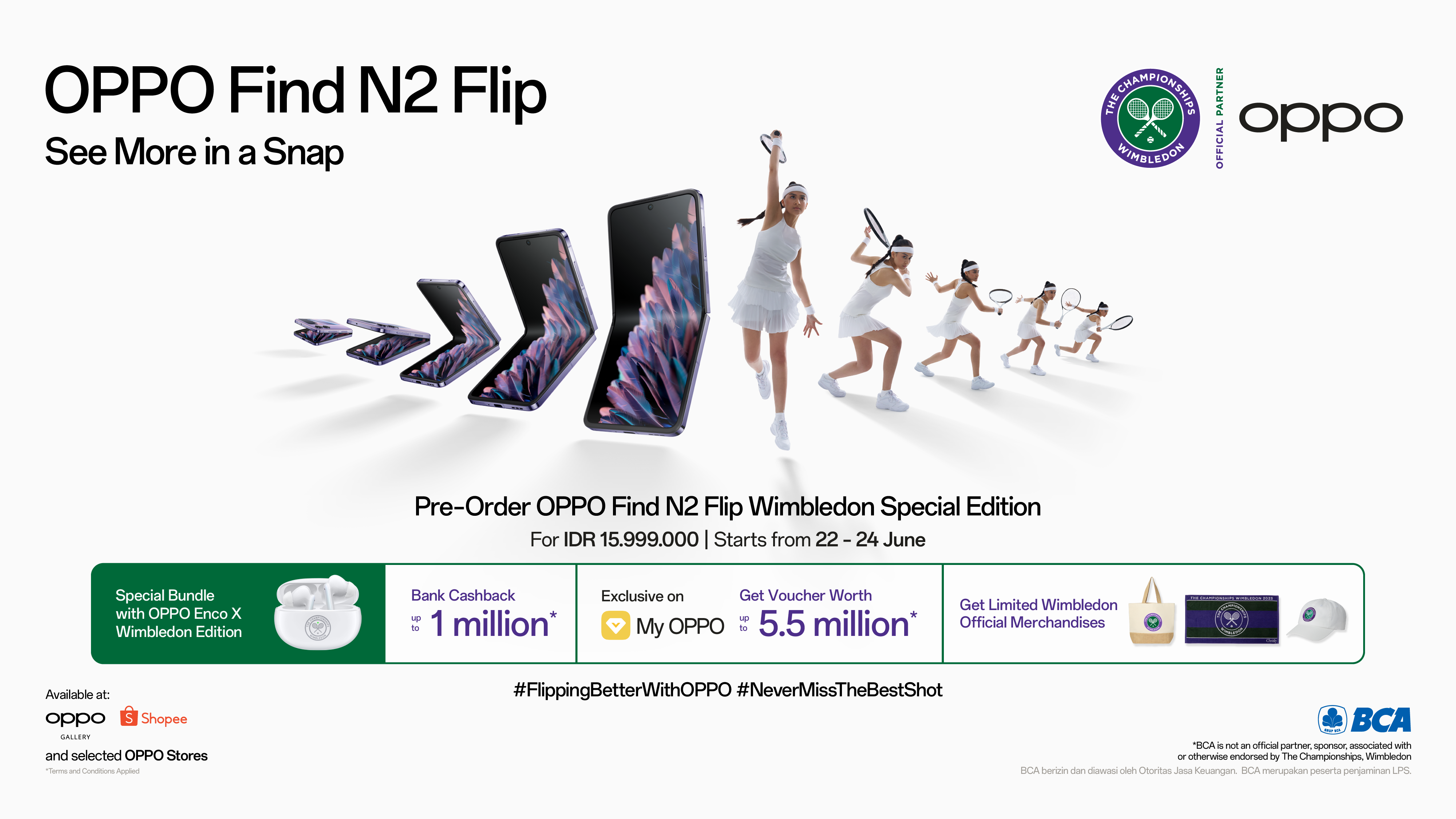 OPPO Luncurkan Perangkat Khusus The Championship Wimbledon 2023