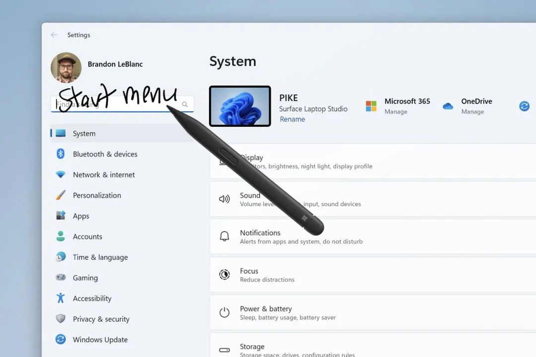 Microsoft Perkenalkan Fitur Tulisan Tangan Langsung dan Gestur Goresan di Windows 11