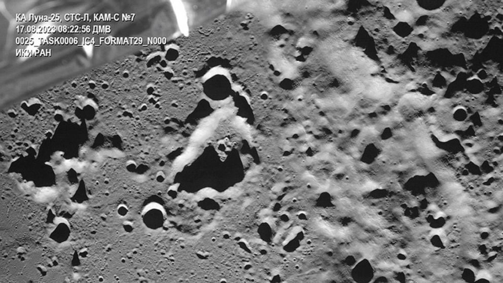 Foto Bulan yang Berhasil Ditangkap Luna-25 Sebelum Gagal Mendarat