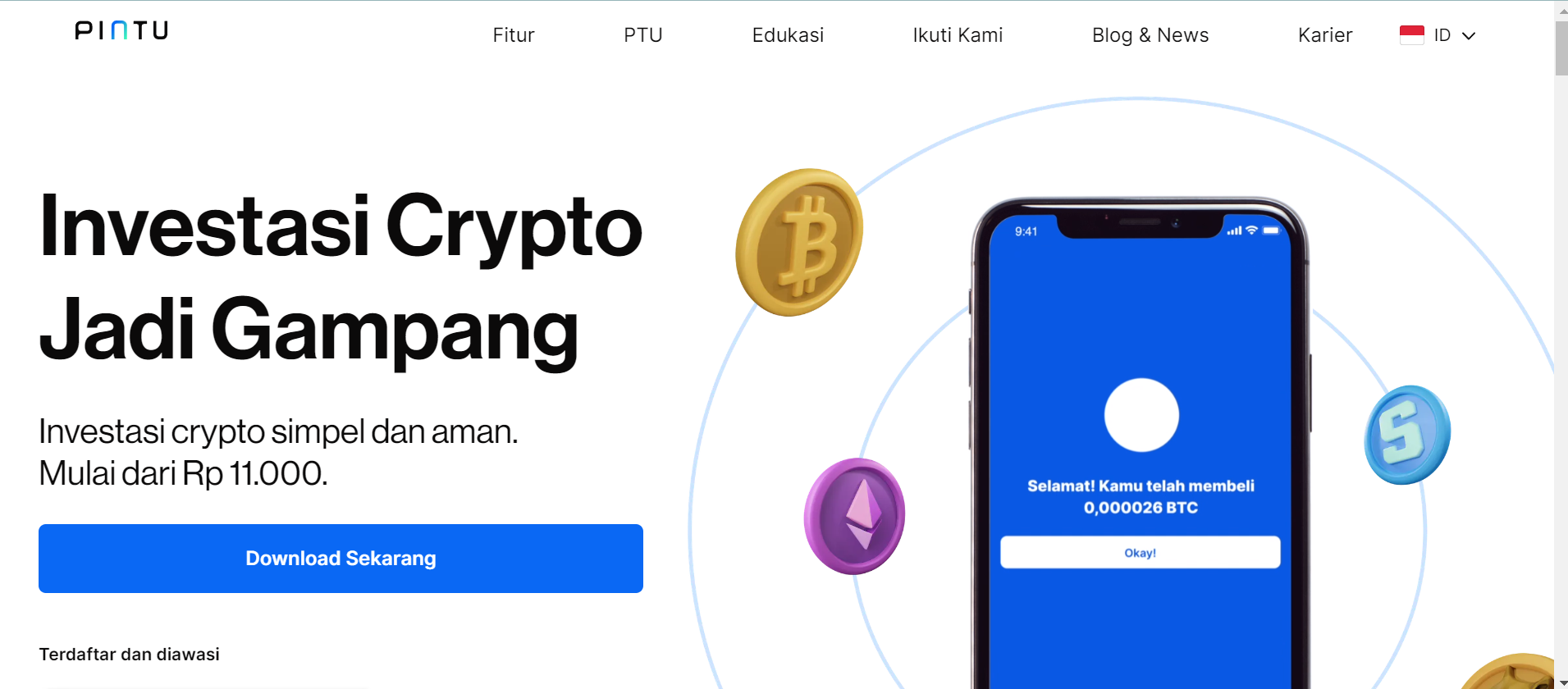 Pintu Berikan Keuntungan Staking Crypto Hingga Promo Bioskop