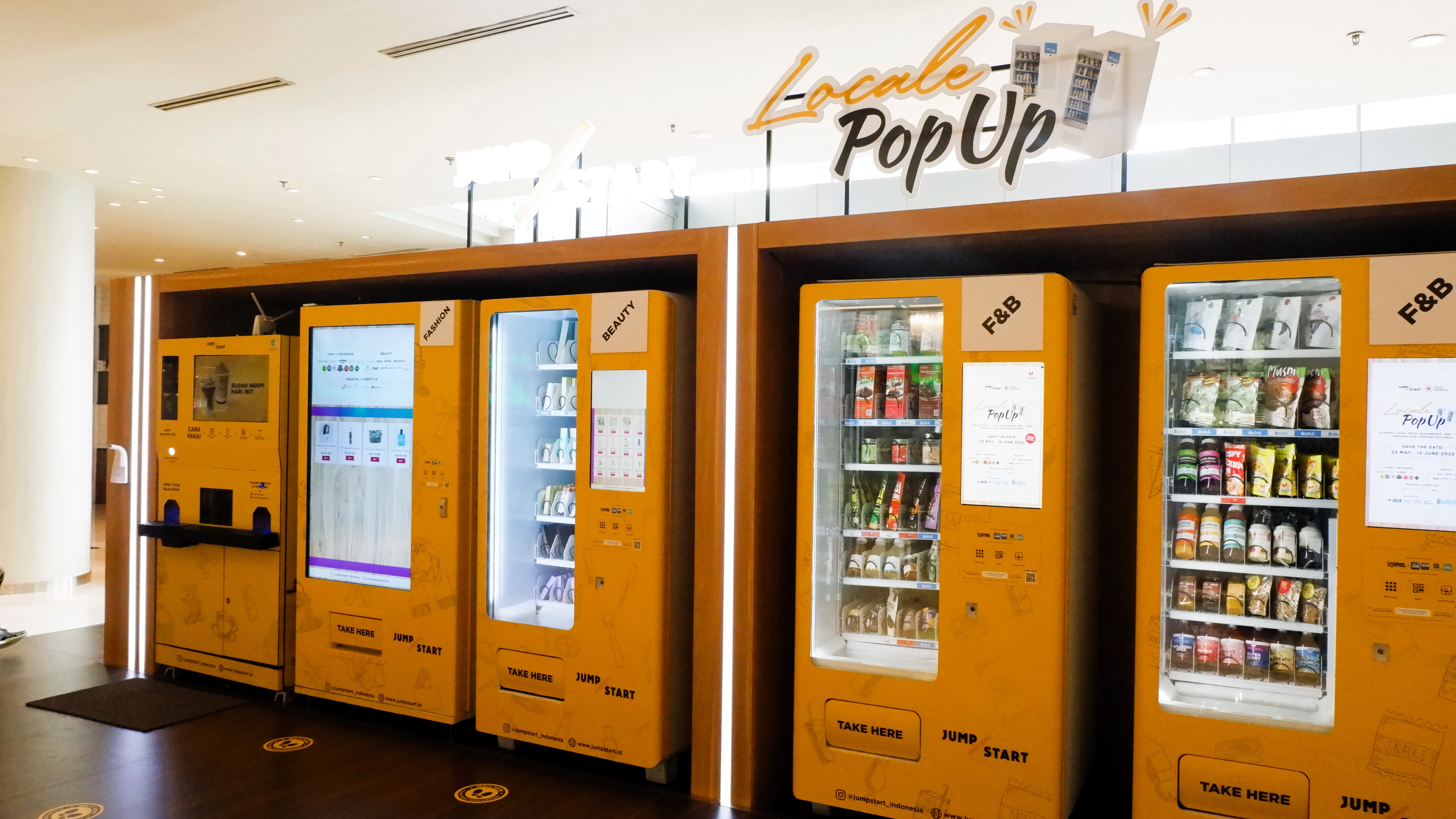 JumpStart Indonesia Dukung Perkembangan UMKM Lewat Vending Machine Pintar