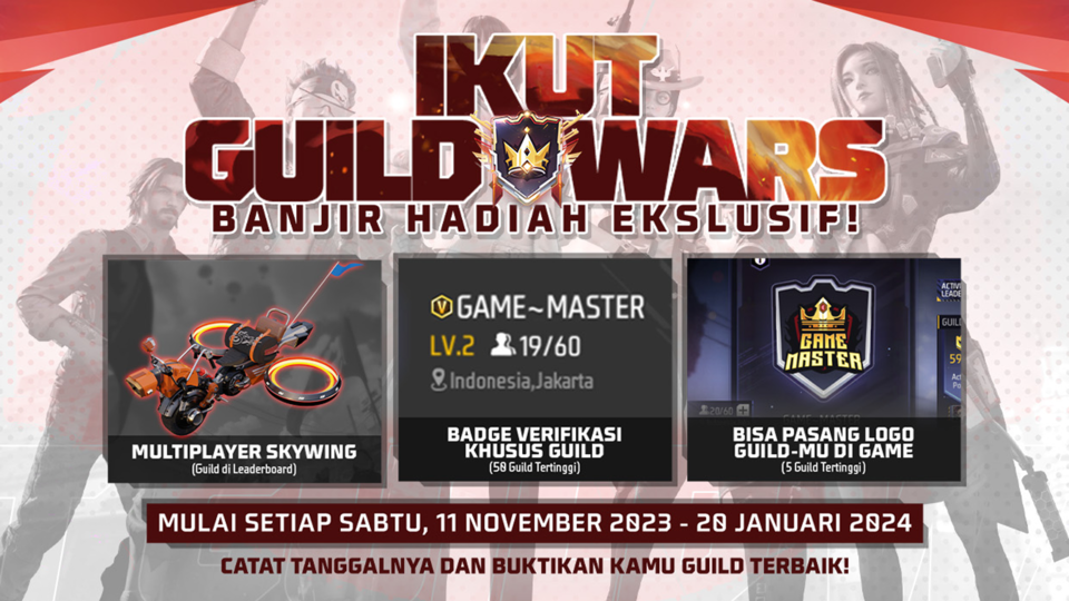 Garena Hadirkan Kembali Fitur Guild War Free Fire