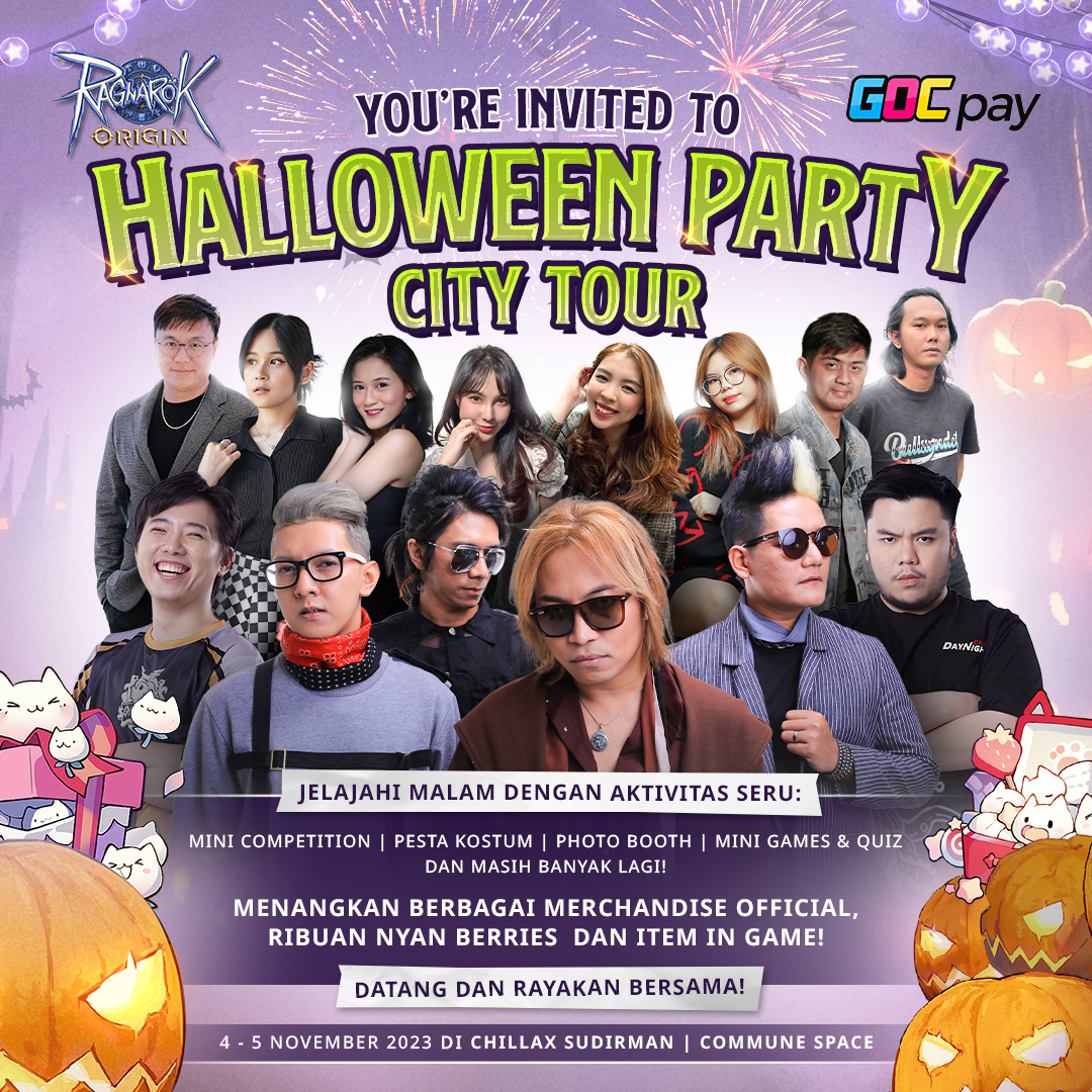 Ragnarok Origin Gelar Halloween Party City Tour