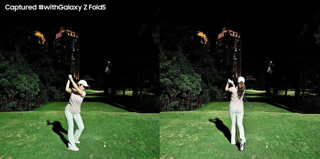 Tips Fotografer Jepret Foto Golf yang Aesthetic di Malam Hari Pakai HP Lipat Samsung