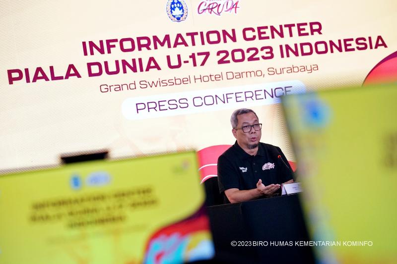 Sukseskan Piala Dunia U-17, Kominfo Siapkan Information Center di Surabaya dan Solo 