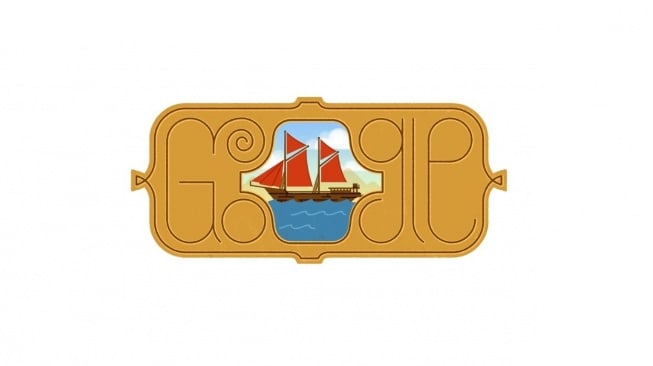 Google Pasang Perahu Pinisi dalam Doodle Hari Ini