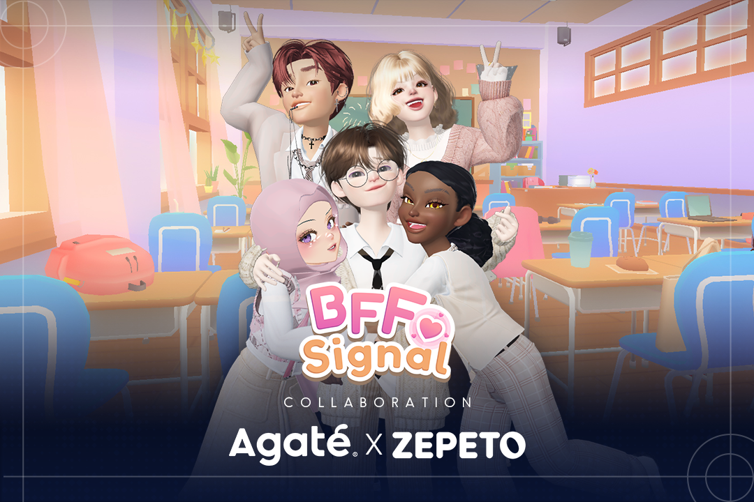 Kolaborasi dengan Zepeto, Agate Luncurkan BFF Signal