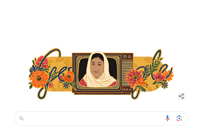 Google Doodle "Rayakan" Ulang Tahun Mak Nyak Aminah Cendrakasih Ke-86