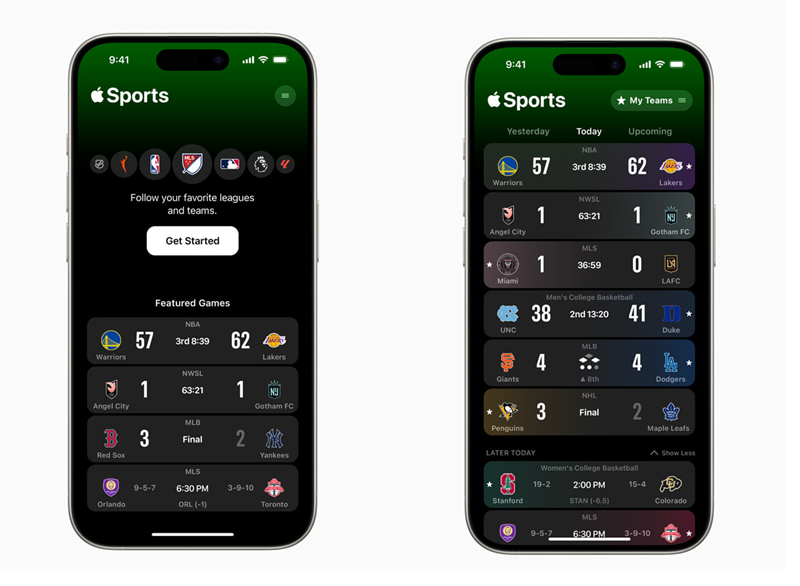 Apple Hadirkan Aplikasi Baru untuk Para Penggemar Olahraga