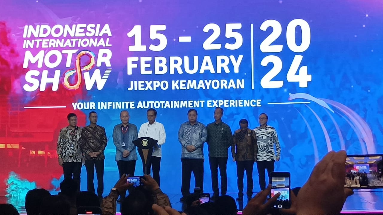Pameran Otomotif Indonesia International Motor Show 2024 Resmi Dibuka Presiden Jokowi